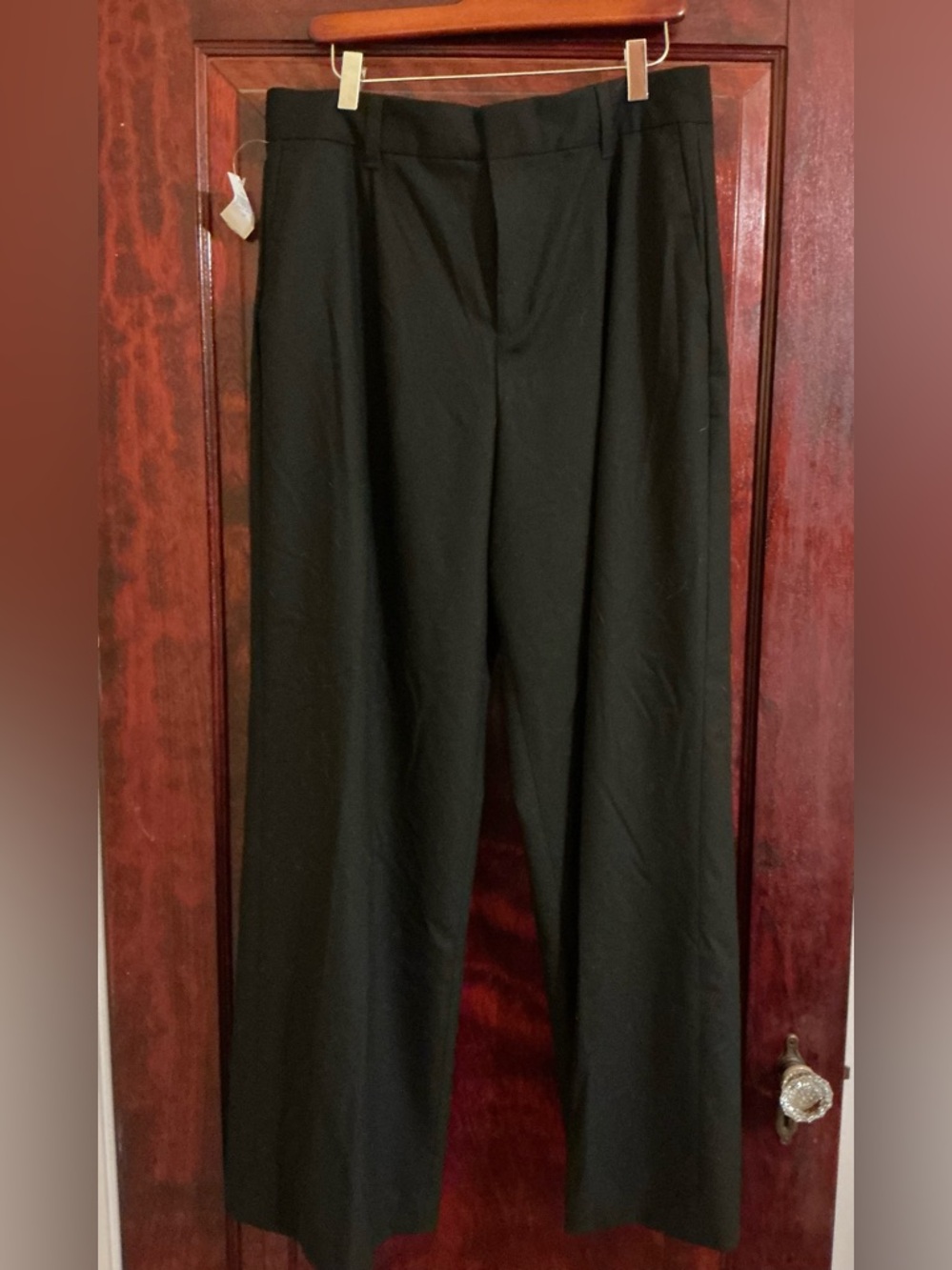 GAP Black Wide-Leg Women's Trousers